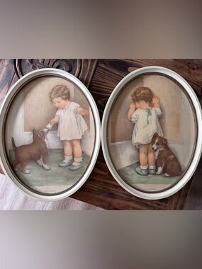 Vintage Bessie Gutman framed prints